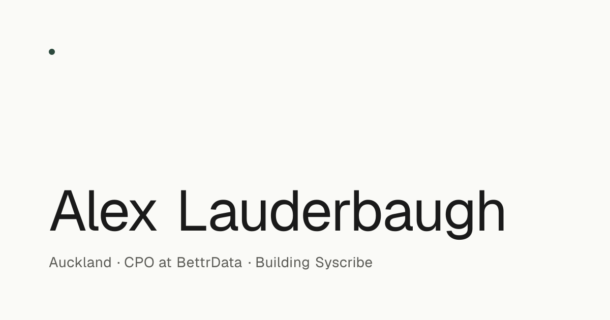 Alex Lauderbaugh